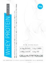 Whey Protein Isolat 1 kg ohne künstliche Zusätze